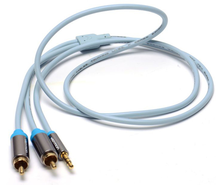 Vention P550AC200-S Jack 3,5 mm M/2RCA M, Grey аудиокабель (2 м)P550AC200-S Vention P550AC200-S Jack 3,5 mm M/2RCA M, Grey аудиокабель (2 м)P550AC200-SАудиокабель Vention P550AC200-S Jack 3,5 mm M/2RCA M, Grey предназначен для передачи аналоговых стереозвуковых сигналов между аудио, аудио-видео и (или) компьютерными устройствами или их компонентами. Вы можете подключить компьютер (ноутбук), MP3-плеер, или смартфон, к например гарнитуре, активным акустическим системам и прочей мультимедийной технике.Продукция соответствует следующим сертификатам: RoHS, CE, FCC, TIA, ISO