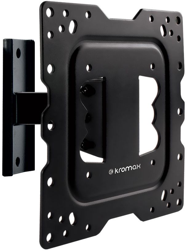 Kromax DIX-16, Black кронштейн для ТВDIX-16 Kromax DIX-16, Black кронштейн для ТВDIX-16Кронштейн Kromax DIX-16 подходит для больших современных телевизоров с диагональю экрана до 55 дюймов и имеют большой стандарт VESA 400х400 мм. Также он имеет очень крепкую стальную конструкцию, съемную монтажную пластину (для облегченного монтажа). Вращение экрана может осуществляться на ±5°.