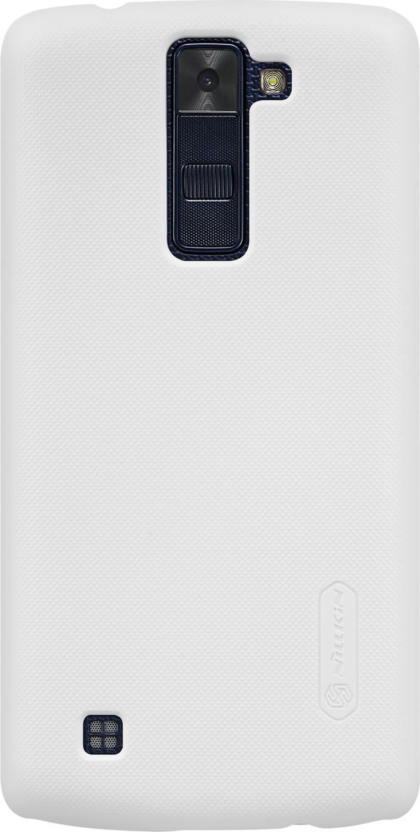 Nillkin Super Frosted Shield чехол для LG K8, White2000000096209 Nillkin Super Frosted Shield чехол для LG K8, White2000000096209Чехол Nillkin Super Frosted Shield для LG K8 надежно защитит ваш смартфон от внешних воздействий, грязи, пыли, брызг. Он также поможет при ударах и падениях, не позволив образоваться на корпусе царапинам и потертостям. Чехол обеспечивает свободный доступ ко всем функциональным кнопкам смартфона и камере. Задняя сторона изготовлена из шершавого пластика, который не даст смартфону выскользнуть из рук.