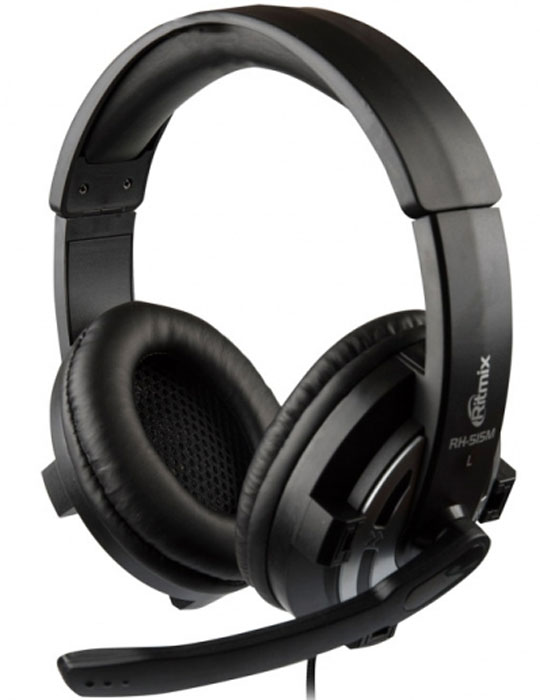 Ritmix RH-515M, Black компьютерная гарнитура15118444 Ritmix RH-515M, Black компьютерная гарнитура15118444Ritmix RH-515M – это компьютерная гарнитура с большими излучателями, обеспечивающими качественную звукопередачу, и амбушюрами мониторного типа. Гарнитура оснащена микрофоном на жёсткой ножке. Она идеально подходит для компьютерных игр, распознавания речи, интернет-телефонии и работы со всеми приложениями VoIP.Мягкое регулируемое оголовьеДлинный износостойкий шнур в тканевой оплеткеТип микрофона: конденсаторный, всенаправленныйЧувствительность микрофона: -58 дБ