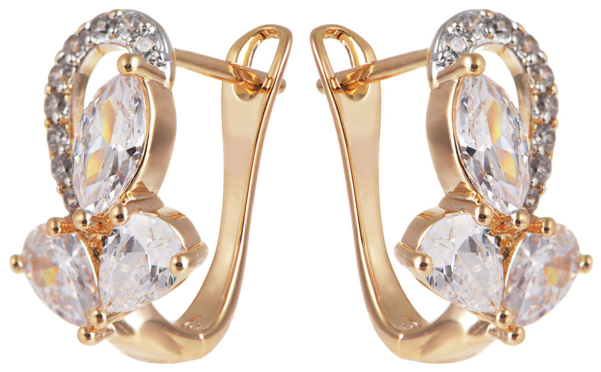 Серьги Taya, цвет: золотистый, прозрачный. T-B-11660Пуссеты (гвоздики) Серьги Taya, цвет: золотистый, прозрачный. T-B-11660Пуссеты (гвоздики)Модные позолоченные серьги Taya изготовлены из бижутерного сплава и оформлены цирконами. Модель выполнена в виде лепестков. Застегивается изделие с помощью английского замка. Оригинальные серьги внесут изюминку, как в повседневный, так и в выходной образ и позволят выделиться среди окружающих.