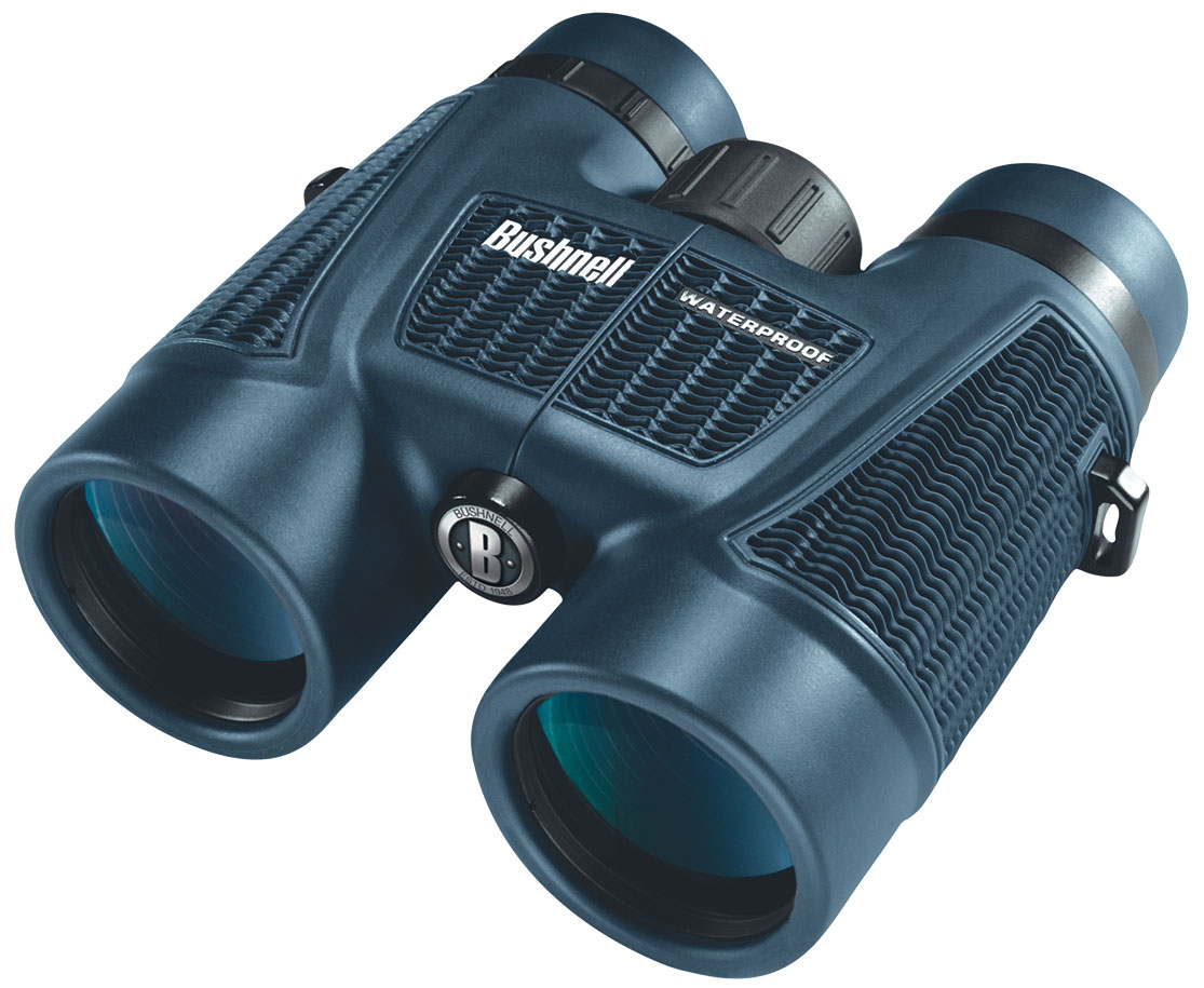 Бинокль Bushnell H2O Roof 8x42, цвет: синий158042 Бинокль Bushnell H2O Roof 8x42, цвет: синий158042Бинокли Bushnell H2O – незаменимый спутник, который не боится воды. Бинокль Bushnell 8х42 H2O ROOF соединяет в себе мощную светосилу со 100% водонепроницаемостью. Нескользящее покрытие корпуса Soft Texture Grip позволяет удерживать бинокль в руках. В биноклях H20 используются уплотнительные герметизирующие кольца и азотное заполнение, поэтому они всегда дают превосходное изображение, сколь бы мокрыми они не стали.