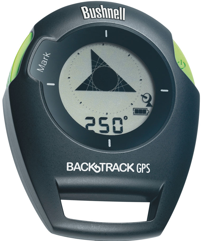 Навигаторы Bushnell Backtrack G2, цвет: черно-зеленый360411 Навигаторы Bushnell Backtrack G2, цвет: черно-зеленый360411Навигатор Bushnell Backtrack G2 (возвращатель) использует GPS-технологию, обходится всего двумя кнопками и может запоминать до трёх точек. Просто выберите нужную иконку и устройство покажет направление и укажет расстояние до места которое вы предварительно запомнили. Компактный размер-легко помещается в карман; Светодиодная подсветка экрана; Работает от 2-х батареек ААА.