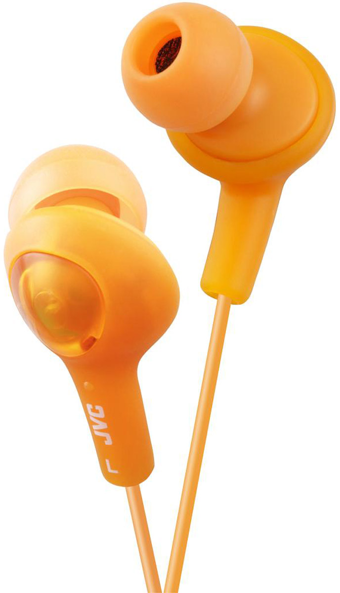 JVC Gumy Plus HA-FX5-D, Yellow наушникиHA-FX5-D JVC Gumy Plus HA-FX5-D, Yellow наушникиHA-FX5-DНаушники JVC Gumy Plus HA-FX5-D из мягкой резины обеспечивают комфортное и удобное прилегание. Благодаря неодимовому магниту, используемому в 11 мм драйверах, вы получаете качественное звучание и отличные басы. Наушники имеют кабель длиной 1 м с позолоченным штекером.