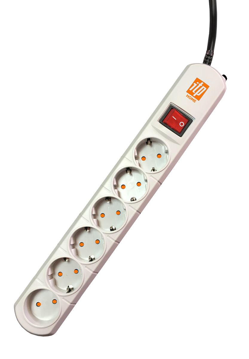 Сетевой фильтр ITP Home H6516, 6 розеток, 5 мH6516 Сетевой фильтр ITP Home H6516, 6 розеток, 5 мH6516Рациональное решение для защиты бытовой техники высокого энергопотребления.Защищает электронику и бытовую технику от перегрузок по току, короткого замыкания, ВЧ (высокочастотных) и импульсных помех.Сетевой фильтр оснащен варисторным блокомЗащитные шторки на розетках для безопасности Вас и Ваших детей.Пять розеток евростандарта и одна бытовая розетка для надёжного подключения максимального количества устройствОснащен автоматическим предохранителем, контролирующим состояние сети электропитания.Корпус сетевого фильтра ITP изготовлен из ударопрочного самозатухающего ABS пластика.Максимальный ток помехи, выдерживаемый ограничителем, А-10000Максимальная рассеиваемая энергия, Дж-400Максимальное подавление высокочастотных помех: 0,1мГц-10мГц-до 30Дб