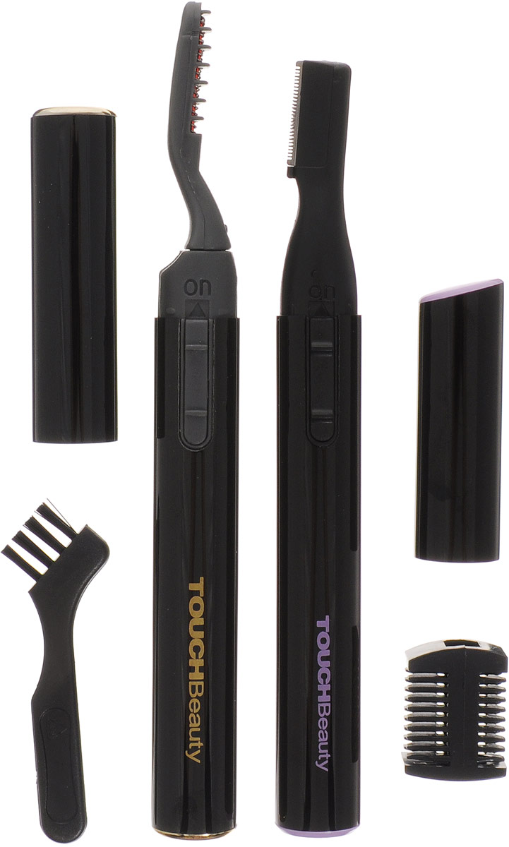 Косметический набор Touchbeauty AS-1301AS-1301_черный Косметический набор Touchbeauty AS-1301AS-1301_черныйКосметический набор Touch Beauty AS-1301 для ухода за ресницами и бровями.Плойка для ресниц со световым индикатором нагрева поможет завить реснички без малейшего риска повредить их. Триммер с двусторонним гребнем позволит придать бровям желаемую форму, также может использоваться для сбривания и стрижки волос на других участках тела, включая волосы на голове и зону бикини.Элементы питания (1,5 В тип ААА) в комплект не входят.
