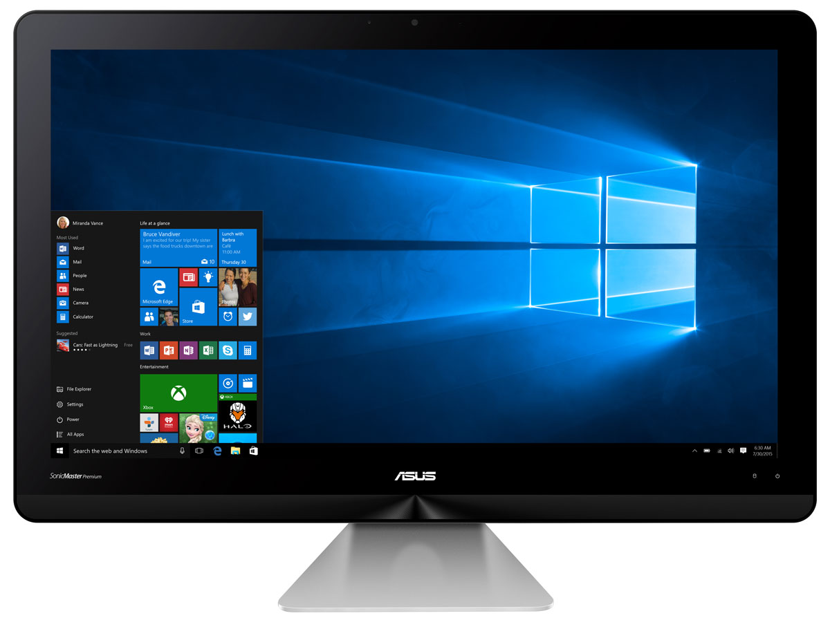 ASUS Zen AiO ZN220ICGK, Grey моноблок (ZN220ICGK-RC016X)ZN220ICGK-RC016X ASUS Zen AiO ZN220ICGK, Grey моноблок (ZN220ICGK-RC016X)ZN220ICGK-RC016XМоноблочный компьютер Asus Zen AiO ZN220IC — еще одно доказательство того, что современные технологии могут быть красивыми. Его монолитный корпус в кварцевом сером цвете с оригинальной текстурой поверхности идеально впишется в любой домашний интерьер.Zen AiO ZN220IC обладает ультратонким экраном со светодиодной подсветкой, обеспечивающим высокую яркость и контрастность изображения. Благодаря широким углам обзора IPS-матрицы картинка на экране моноблока не претерпевает каких-либо искажений цветопередачи при изменении угла, под которым пользоваетель смотрит на экран. Разрешение Full HD (1920x1080) позволяет наслаждаться играми и фильмами с безупречной четкостью.Asus Zen AiO ZN220IC может похвастать не только внешним видом, но и великолепной производительностью. Процессор Intel Core i5 последнего поколения, скоростная память DDR4, высокопроизводительная видеокарта NVIDIA GeForce 930MX, быстрая дисковая подсистема и самые современные интерфейсы подключения гарантируют комфортную работу в любых программах.Аудиосистема Asus Zen AiO ZN220IC с технологией ASUS SonicMaster Premium включает стереодинамики, которые обеспечивают богатое и чистое звучание в широком диапазоне частот. Asus Zen AiO ZN220IC создает полноценную звуковую картину, будь то просмотр блокбастера, игра или отдых под музыку.Порты USB 3.0, которыми оборудован данный компьютер, обладают пропускной способностью до 5 Гбит/с, то есть в 10 раз более высокой, чем USB 2.0. Для максимального удобства Zen AiO оснащен четырьмя портами USB 3.0, а также двумя разъемами HDMI для подключения внешних дисплеев.Моноблочный компьютер Asus Zen AiO ZN220IC позволяет с удобством пользоваться всеми преимуществами операционной системы Windows 10. Любой способ взаимодействия пользователя с операционной системой — с помощью клавиатуры или голоса (и персональной цифровой помощницы Cortana) — гарантирует интуитивный, точный и быстрый отклик Windows 10.Точные характеристики зависят от модели.Компьютер сертифицирован EAC и имеет русифицированную клавиатуру и Руководство пользователя.