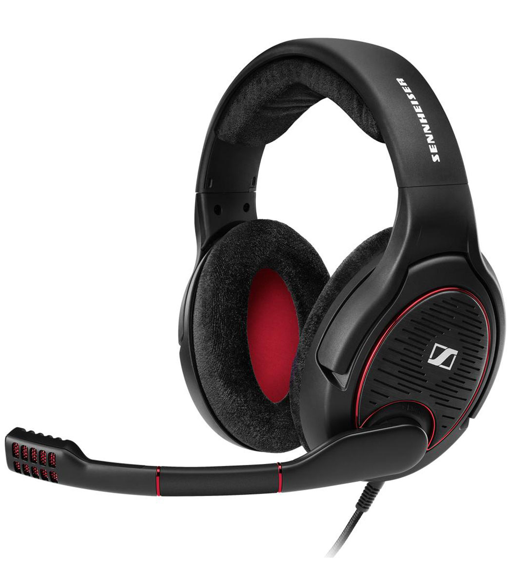 Sennheiser Game One, Black игровые наушники506080 Sennheiser Game One, Black игровые наушники506080С игровой гарнитурой Sennheiser Game One вы будете наслаждаться естественным и детальным звучанием, которое обеспечат открытые наушники.Открытые наушники с большими велюровыми амбушюрами XXL гарантируют свободную циркуляцию воздуха, что несомненно поможет Вам во время длительных игровых сессий. Лёгкий вес, оптимизированные для игр преобразователи Sennheiser, интуитивная функция отключения микрофона и встроенный регулятор громкости превращают Game One в незаменимого партнёра в компьютерных играх.Выдающийся комфорт - большие наушники с велюровыми амбушюрами обеспечивая мягкое прилегание и комфорт.Чистый и детализированный звук в игровом пространстве достигается за счёт оригинальных преобразователей Sennheiser, специально оптимизированных для игр.Удобная функция отключения микрофона - микрофон автоматически отключается, если повернуть держатель в вертикальное положение.Кабель с тканевой оплёткой предотвращает спутывание и продлевает срок службы.