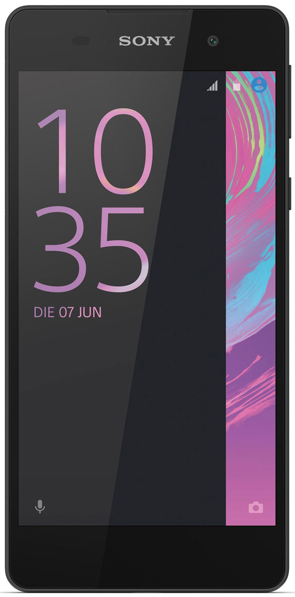 Sony Xperia E5, Graphite Black7311271563464 Sony Xperia E5, Graphite Black7311271563464Забудьте о медленном Интернете или вечно разряженном аккумуляторе. Мощности Sony Xperia E5 хватит, чтобы справиться с любой задачей, а заряда — на несколько дней работы. Благодаря четырехъядерному процессору и технологии Smart Cleaner производительность смартфона будет всегда на высоте.Нужно больше памяти для ваших впечатлений? Вставьте карту microSD на 200 ГБ и забудьте об этой проблеме.Общайтесь, делитесь фотографиями и используйте социальные сети без ограничений — с аккумулятором, который работает до двух дней без подзарядки. Снять захватывающее фото на Xperia E5 проще простого. 13-мегапиксельная камера проста в использовании и способна автоматически распознавать условия съемки, чтобы получилась идеальная картинка. А благодаря 5-мегапиксельной фронтальной камере ваши селфи тоже будут всегда на высоте.Достаточно один раз взять Xperia E5 в руки — и вы поймете, как просто им пользоваться. Когда вы взаимодействуете с устройством, на экране появляются подсказки, чтобы вы знали, как лучше пользоваться той или иной функцией.Телефон сертифицирован EAC и имеет русифицированный интерфейс меню и Руководство пользователя.