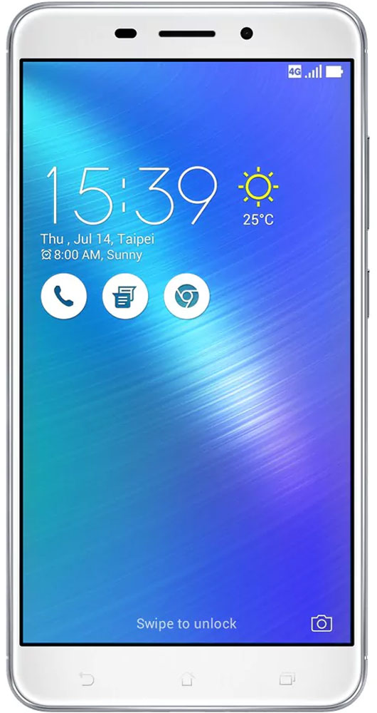ASUS ZenFone 3 Laser ZC551KL 32GB, Silver90AZ01B4-M00060 ASUS ZenFone 3 Laser ZC551KL 32GB, Silver90AZ01B4-M00060Современная жизнь течет в постоянно ускоряющемся темпе, и чтобы успеть запечатлеть ее памятные моменты, вам нужен современный смартфон – такой как ZenFone 3 Laser, в чьем красивом металлическом корпусе скрывается система мгновенной лазерной автофокусировки, срабатывающей всего за 0,03 секунды.Технология PixelMaster 3.0 выводит фотовозможности ZenFone 3 Laser далеко за рамки доступного обычным смартфонам. Чтобы запечатлеть уникальную красоту окружающего мира в ее неповторимом великолепии, эта модель оснащается сенсором с разрешением 13 мегапикселей, светосильным объективом f/2,0 и высокоточной системой лазерной автофокусировки, срабатывающей всего за 0,03 с.Если добавить к этому эффективную систему электронной стабилизации изображения и датчик цветокоррекции, то можно не сомневаться: четкие снимки и видео с точными насыщенными цветами можно получить буквально одним касанием. PixelMaster 3.0 — настоящая революция в мобильной фотографии.ZenFone 3 Laser оснащается 8-мегапиксельной фронтальной камерой, причем функция улучшения портрета позволяет автоматически украсить селфи-снимки в режиме реального времени: убрать дефекты кожи, подкорректировать черты лица и т.д.ZenFone 3 Laser отражает в себе высочайшее мастерство изготовления и безупречный вкус. Металлический корпус с тщательно отполированной поверхностью, продуманная эргономика, два премиальных цвета (серебристый и золотой) – это шедевр современного дизайна и инновационных технологий, который не захочется выпускать из рук.Смартфон оснащается превосходным дисплеем с диагональю 5,5”, разрешением Full-HD (1920х1080 пикселей) и яркостью 500 кд/м2, что обеспечивает качественное изображение даже в самый солнечный день. Экран покрыт прочным защитным стеклом со скругленными кромками. Благодаря сверхтонкой рамке (2,58 мм) и большой площади (более 77% от размера передней панели) он ничуть не влияет на компактность.Расположенный на задней панели сканер отпечатка пальца служит не только для моментальной разблокировки смартфона, но и поддерживает несколько других полезных функций. Например, проведя по нему сверху вниз, вы активируете фронтальную камеру для съемки селфи, чтобы затем сделать снимок прикосновением к этому же сканеру, который в данном случае будет выступать в качестве дублирующей кнопки затвора. Двойное касание сканера позволяет принимать входящие звонки, а запуск любимых приложений (до пяти штук!) можно привязать к прикосновениям разными пальцами.В ZenFone 3 Laser используется 64-битный процессор Qualcomm Snapdragon 430, который сочетает высокую производительность с низким энергопотреблением. Его мощности хватит для быстрой работы любых мобильных приложений.Данная модель создана для людей, ведущих мобильный стиль жизни, и поэтому оснащается аккумулятором емкостью 3000 мАч, который обеспечивает до 22 дней работы без подзарядки в режиме ожидания.Благодаря использованию динамика с 5 магнитами и звуковой катушки с металлическим каркасом ZenFone 3 Laser выдает насыщенный и чистый звук. Для его настройки служит утилита AudioWizard, предлагающая выбрать один из нескольких режимов, каждый из которых идеально подходит для определенного типа приложений (фильмы, игры, музыка и т.д.).В линейке смартфонов ZenFone 3 реализован пользовательский интерфейс ZenUI, разработанный специально для мобильных устройств ASUS, поэтому вам предлагается улучшенный дизайн, увеличенная производительность и множество дополнительных функций по сравнению со стандартным интерфейсом.Телефон сертифицирован EAC и имеет русифицированный интерфейс меню и Руководство пользователя.