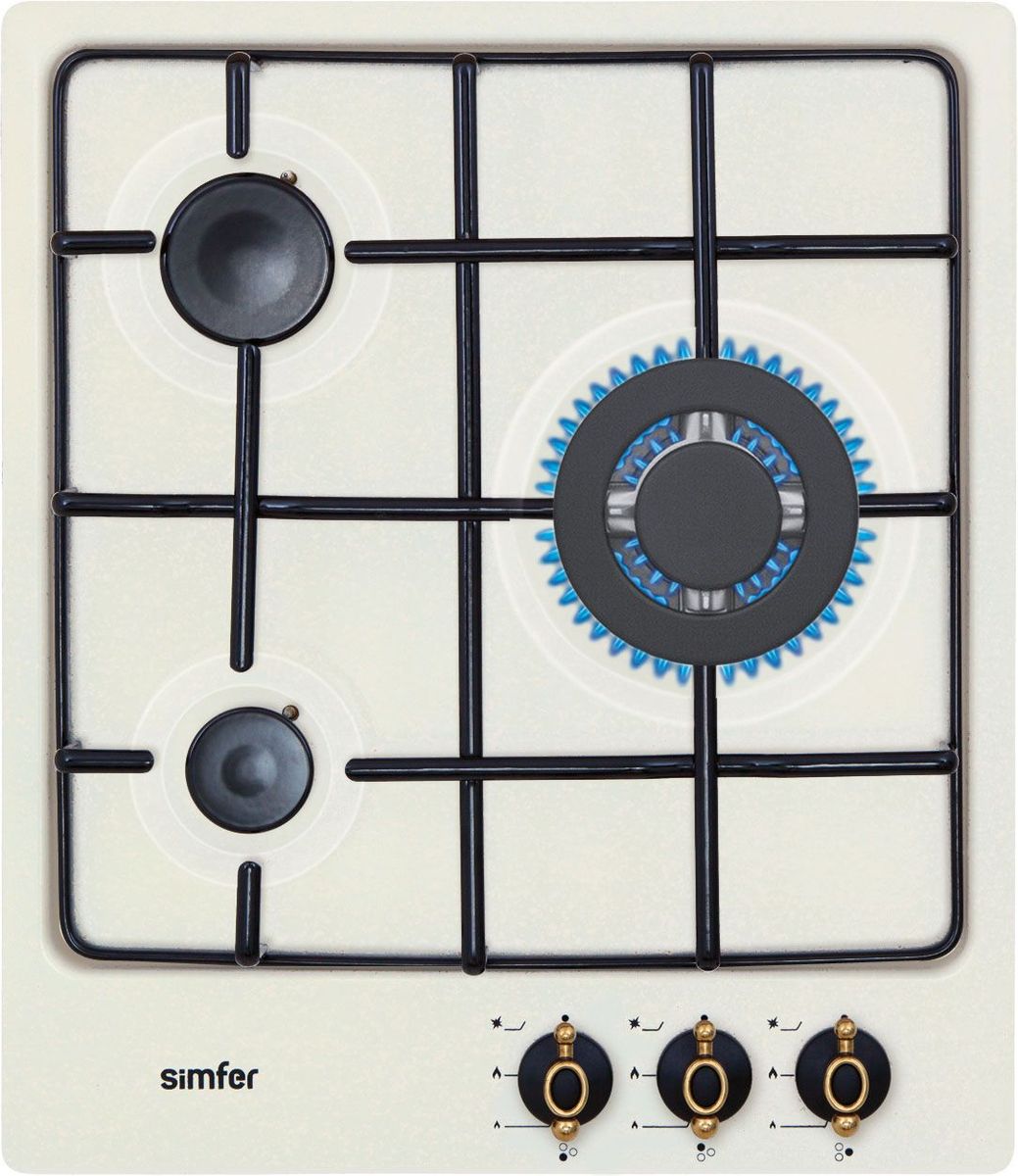 Simfer H45V35O501 панель варочная газоваяH45V35O501 Simfer H45V35O501 панель варочная газоваяH45V35O501Газовая варочная панель Simfer H45V35O501 с чистым пламенем доведет вашу сковороду до нужной температуры без всяких задержек. Включите её и всё днище сковороды будет моментально нагрето.Благодаря идеальному расположению панели управления и индикатора уровня мощности прямо спереди этой варочной панели, любой повар, будь он левша или правша, сможет пользоваться ими с одинаковой лёгкостью.Газовая варочная поверхность Simfer H45V35O501 упрощает приготовление и делает его безопаснее благодаря особой форме подставок, обеспечивающих абсолютную устойчивость посуды.Нет способа быстрее и удобнее для того, чтобы разжечь конфорку, чем автоподжиг варочной панели. Просто поверните ручку, чтобы открыть и зажечь газ одним плавным движением.