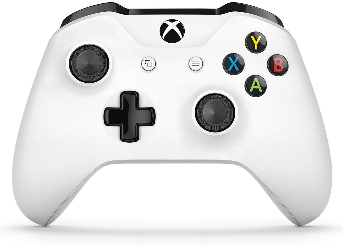 Xbox One Crete беспроводной геймпад белый (White)TF5-00004 Xbox One Crete беспроводной геймпад белый (White)TF5-00004Беспроводной геймпад Xbox One дает бесподобные ощущения, точность и комфорт. Импульсные триггеры обеспечивают вибрационную обратную связь, так что вы почувствуете малейшую тряску и столкновения с высочайшей точностью. Отзывчивые мини-джойстики и усовершенствованная крестовина повышают точность. Подключите любую совместимую гарнитуру к стандартному 3,5-мм стереогнезду. Геймпад совместим с Xbox One, а также ПК и планшетами с Windows 10.Безупречный геймпад стал еще лучше!Новый беспроводной геймпад Xbox обеспечивает беспрецедентный уровень комфорта и удобства. Он отличается изящной, оптимизированной конструкцией и текстурной поверхностью. Назначайте кнопки по-своему и играйте где угодно, ведь дальность действия увеличилась почти в 2 раза! Подключите к 3,5-мм стереогнезду любую совместимую гарнитуру. А благодаря интерфейсу Bluetooth с этим геймпадом можно играть в любимые игры на ПК и планшетах с Windows 10.Отличительные чертыНовый уровень комфорта и удобстваПочувствуй игру благодаря импульсным куркам! Импульсные курки обеспечивают вибрационную обратную связь, так что ты почувствуешь малейшую тряску и столкновения с высочайшей точностью.Текстурная поверхностьНевероятная точностьОтзывчивые мини-джойстики и усовершенствованная крестовина повышают точность.Курки и бамперы ускоряют доступ к командам.Кнопки Меню и Просмотр ускоряют и облегчают навигацию.Геймпад оснащен 3,5-мм стереогнездом, к которому можно напрямую подключить любимую игровую гарнитуру.Другие особенностиУвеличение дальности действия беспроводного интерфейса достигает 2-х раз по сравнению предыдущими геймпадами.К консоли можно одновременно подключить до 8 беспроводных геймпадов.Простая привязка профилей к геймпаду.Геймпад совместим с зарядным устройством для геймпада Xbox One, гарнитурой для чата Xbox One и стереогарнитурой Xbox One.Переназначайте кнопки с помощью приложения Xbox Accessories
