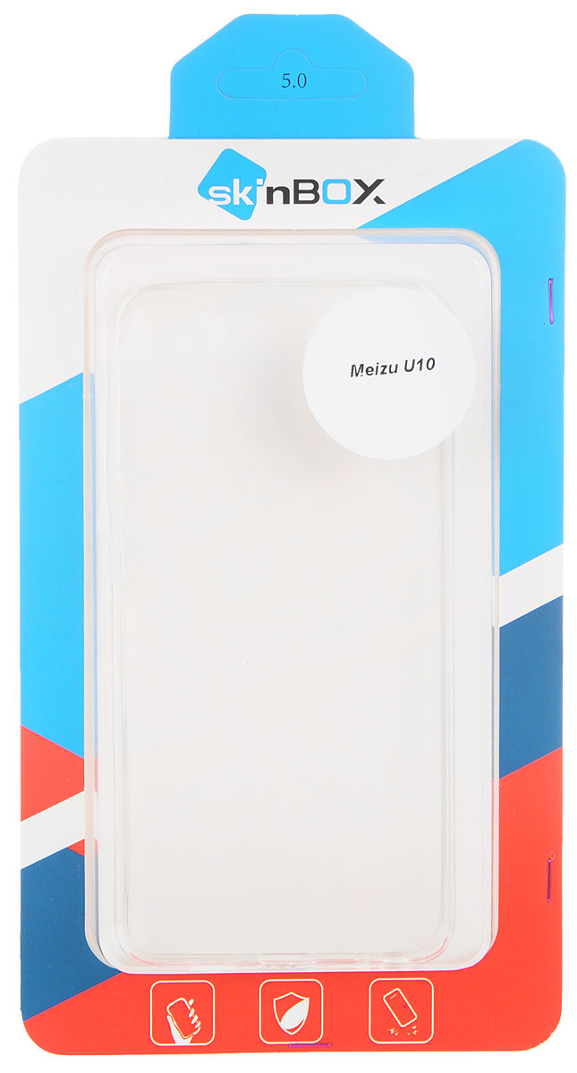 Skinbox Slim Silicone чехол для Meizu U10, Transparent2000000104973 Skinbox Slim Silicone чехол для Meizu U10, Transparent2000000104973Чехол Skinbox Slim Silicone для Meizu U10 надежно защитит ваш смартфон от внешних воздействий, грязи, пыли, брызг. Он также поможет при ударах и падениях, не позволив образоваться на корпусе царапинам и потертостям. Чехол обеспечивает свободный доступ ко всем функциональным кнопкам смартфона и камере.