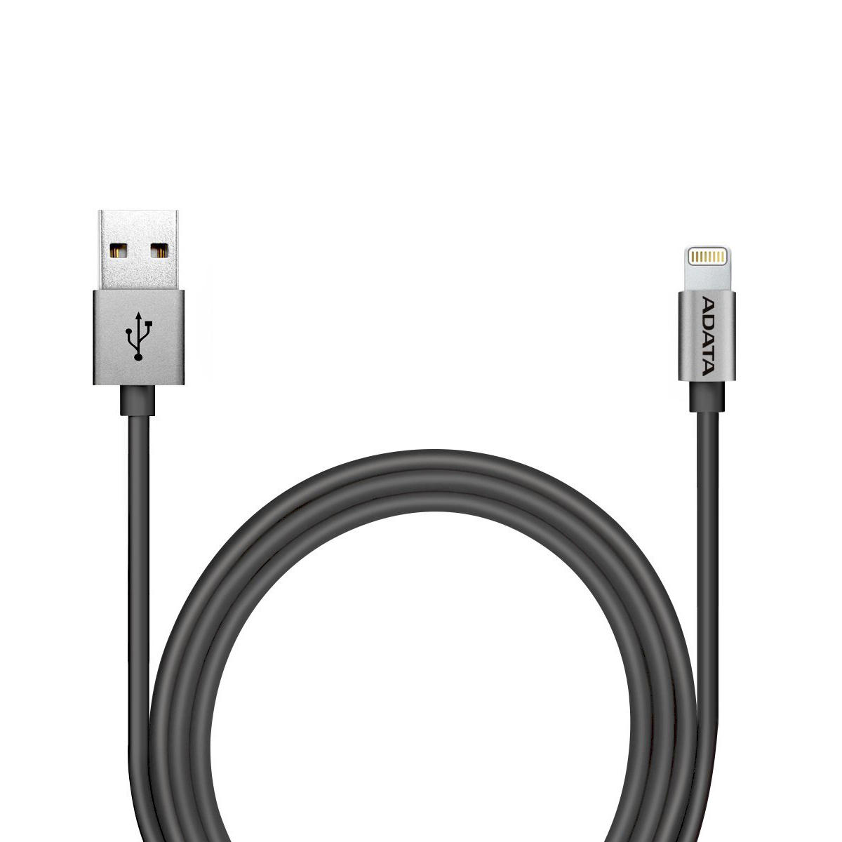 ADATA Lightning-USB MFI, Silver Gray кабель (1 м) adata s805 gray