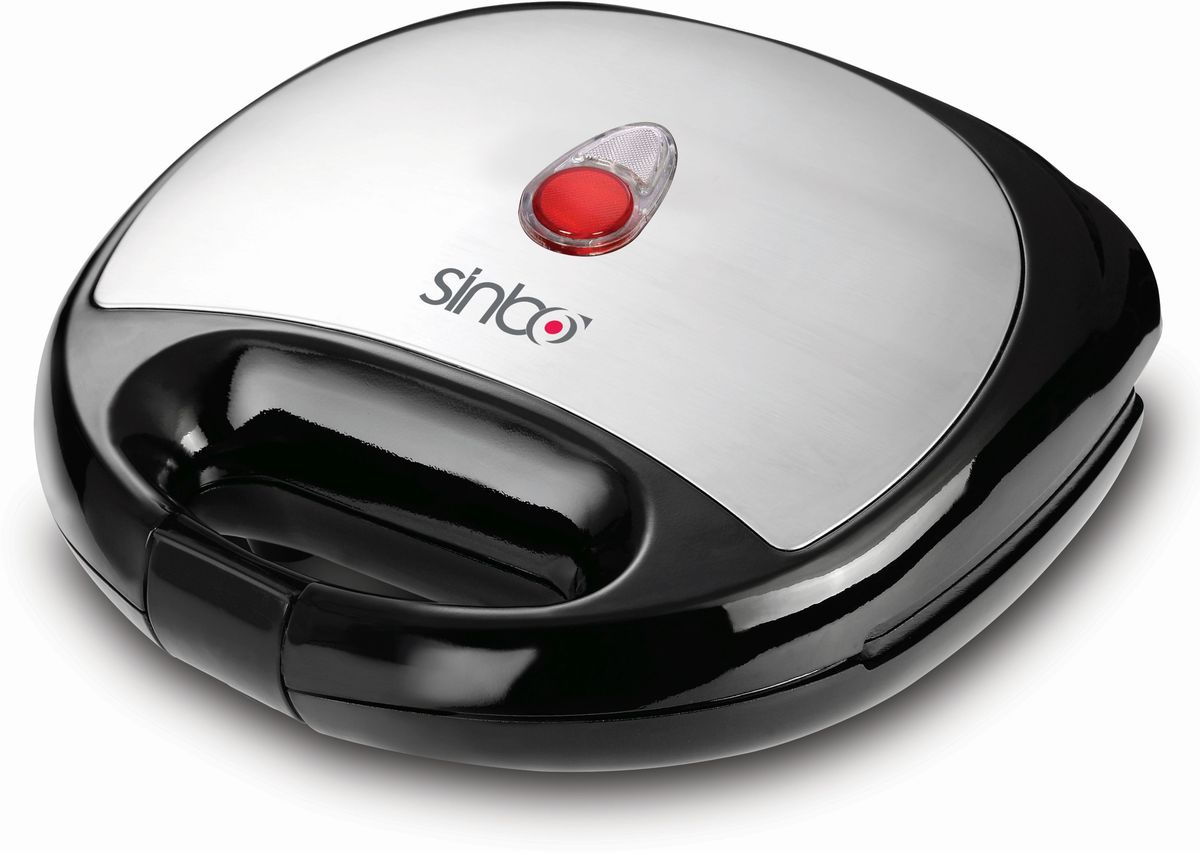 Sinbo SSM 2525G, Black сэндвичницаSSM 2525G Sinbo SSM 2525G, Black сэндвичницаSSM 2525GСэндвичница SINBO SSM 2525G позволит приготовить вкусные горячие бутерброды, которые по достоинству оценит все. Прибор имеет термоизолированный корпус, что бережет устройство от перегревания. Изделие прочно стоит на резиновых ножках и не соскользнет со стола. К тому же в целях безопасности устройство оснащено замком, фиксирующим крышку в процессе работы. Для большего комфорта производители оснастили агрегат индикатором включения, информирующим о готовности аппарата.