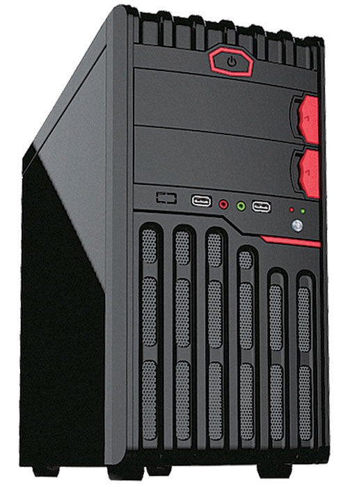 3Cott Nebula компьютерный корпус (3C-MATX-XR1B)3C-MATX-XR1B Nebula 3Cott Nebula компьютерный корпус (3C-MATX-XR1B)3C-MATX-XR1B NebulaКорпус 3Cott Nebula – корпус для сборки игровых систем начального уровня. Глянцевая черная передняя панель украшена стильными декоративными решетками и красными акцентами.Кнопка включения располагается в верхней части передней панели, а два дополнительных USB 2.0 порта и аудиовыходы – в центральной части. Блок питания мощностью 500 Вт позволяет использовать требовательные к питанию комплектующие, а продуманная система циркуляции воздуха с возможностью установки дополнительных вентиляторов обеспечит стабильное охлаждение комплектующих.