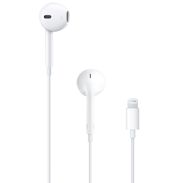 Apple EarPods Lightning, White наушникиMMTN2ZM/A Apple EarPods Lightning, White наушникиMMTN2ZM/AВ отличие от круглой формы обычных наушников-вкладышей, конструкция новых наушников EarPods продиктована геометрией ушной раковины. Именно поэтому для многих пользователей они будут удобнее любых других наушников-вкладышей.Динамики наушников EarPods специально спроектированы так, чтобы обеспечить минимальные потери звука и наилучшее звучание. Наушники EarPods с разъёмом Lightning оснащены встроенным пультом, с помощью которого можно регулировать громкость, управлять воспроизведением музыки и видео и принимать или завершать звонки одним нажатием.