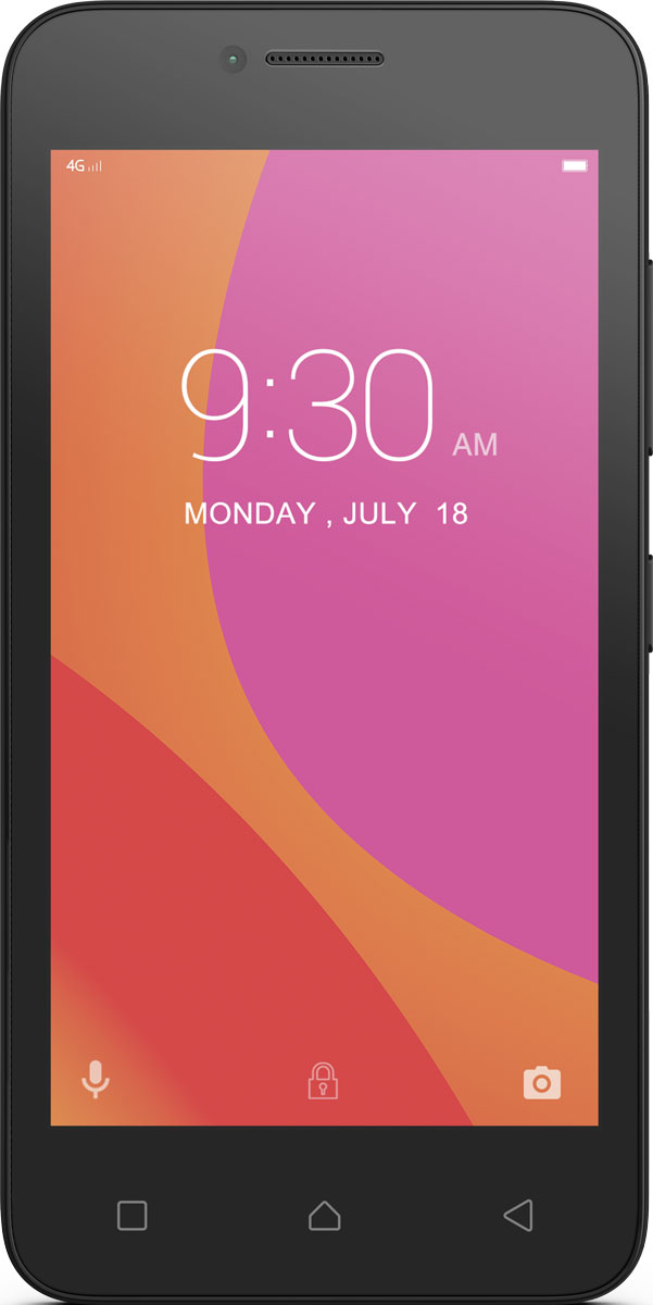 Lenovo B (A2016), BlackPA4R0021RU Lenovo B (A2016), BlackPA4R0021RUВпусти в свою жизнь Lenovo B — компактный, доступный и высокопроизводительный смартфон. Почувствуй мощность четырехъядерного процессора; путешествуй по сети, играй в любимые игры и смотри потоковое видео на скорости 4G. Этому смартфону под силу любые задачи.Благодаря весу всего 144 грамма, скругленным углам корпуса и текстурированной задней панели это устройство приятно держать в руке, и оно отлично поместится в карман. Компактный смартфон оборудован 4,5-дюймовым сенсорным экраном, на котором удобно пролистывать страницы в дороге, а также играть и смотреть фильмы.Уровень производительности имеет значение, даже если ты просматриваешь веб-страницы или делишься фото с друзьями. Благодаря высокоскоростному 64-разрядному четырехъядерному процессору с частотой 1,0 ГГц Lenovo B обеспечивает оптимальное сочетание производительности и мощности, даже в условиях одновременной работы сразу с несколькими приложениями.Обнови статус в социальных сетях быстрее, чем успеешь произнести слово друзья. Смартфон Lenovo B поддерживает высокоскоростные сети передачи данных LTE (4G). Ты сможешь в полной мере насладиться просмотром веб-страниц и потокового видео, играми и онлайн-чатами.Новая версия Android отличается возможностями, которые упростят твою жизнь. Установи кнопки быстрого доступа к важной информации внутри приложений. Также тебя порадуют и изменения, которые позволяют сэкономить заряд аккумулятора для самых важных задач.Lenovo B превосходно впишется в твою динамичную и насыщенную событиями жизнь. Литий-ионный аккумулятор 2000 мАч обеспечивает до 11,3 часа работы в режиме разговора и до 7,3 дня в режиме активного ожидания при подключении к сети 4G, а это значит, что ты сможешь пользоваться смартфоном без подзарядки больше суток. А если аккумулятор все-таки сядет, ты сможешь просто заменить его на запасной с полным зарядом и продолжить заниматься своими делами.Один смартфон, два телефонных номера. Хочешь сэкономить на тарифах за мобильную связь, общаться за границей без роуминга или просто завести отдельный номер для работы? Смартфон Lenovo B с двумя SIM-картами поможет тебе в этом.Делай фотографии высокого качества, и днем, и ночью — с пятимегапиксельной задней камерой Lenovo B с постоянным фокусным расстоянием и светодиодной вспышкой. Если тебе больше нравится делиться селфи-снимками с друзьями, фронтальная двухмегапиксельная камера к твоим услугам.Lenovo B станет тебе отличным помощником и подарит широкие мультимедийные возможности в поездке благодаря большому объему внутренней памяти для хранения твоих любимых фильмов, фотографий и музыки. Он оснащен встроенной памятью 1 ГБ и внутренней памятью 8 ГБ с возможностью расширения до 32 ГБ при помощи карты Micro SD (продаются отдельно).Телефон сертифицирован EAC и имеет русифицированный интерфейс меню и Руководство пользователя.