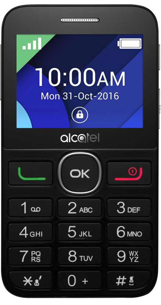 Alcatel 2008G, Black Metal Silver2008G-3BALRU1 Alcatel 2008G, Black Metal Silver2008G-3BALRU1Мобильный телефон Alcatel 2008G с поддержкой Bluetooth. Модель имеет ЖК-экран с диагональю 2,4 и разрешением 320х240 точек. Телефон оснащен встроенным аудиоплеером и FM радиоприемником. Кроме этого телефон оснащен кнопкой SOS.Телефон сертифицирован EAC и имеет русифицированную клавиатуру, меню и Руководство пользователя.