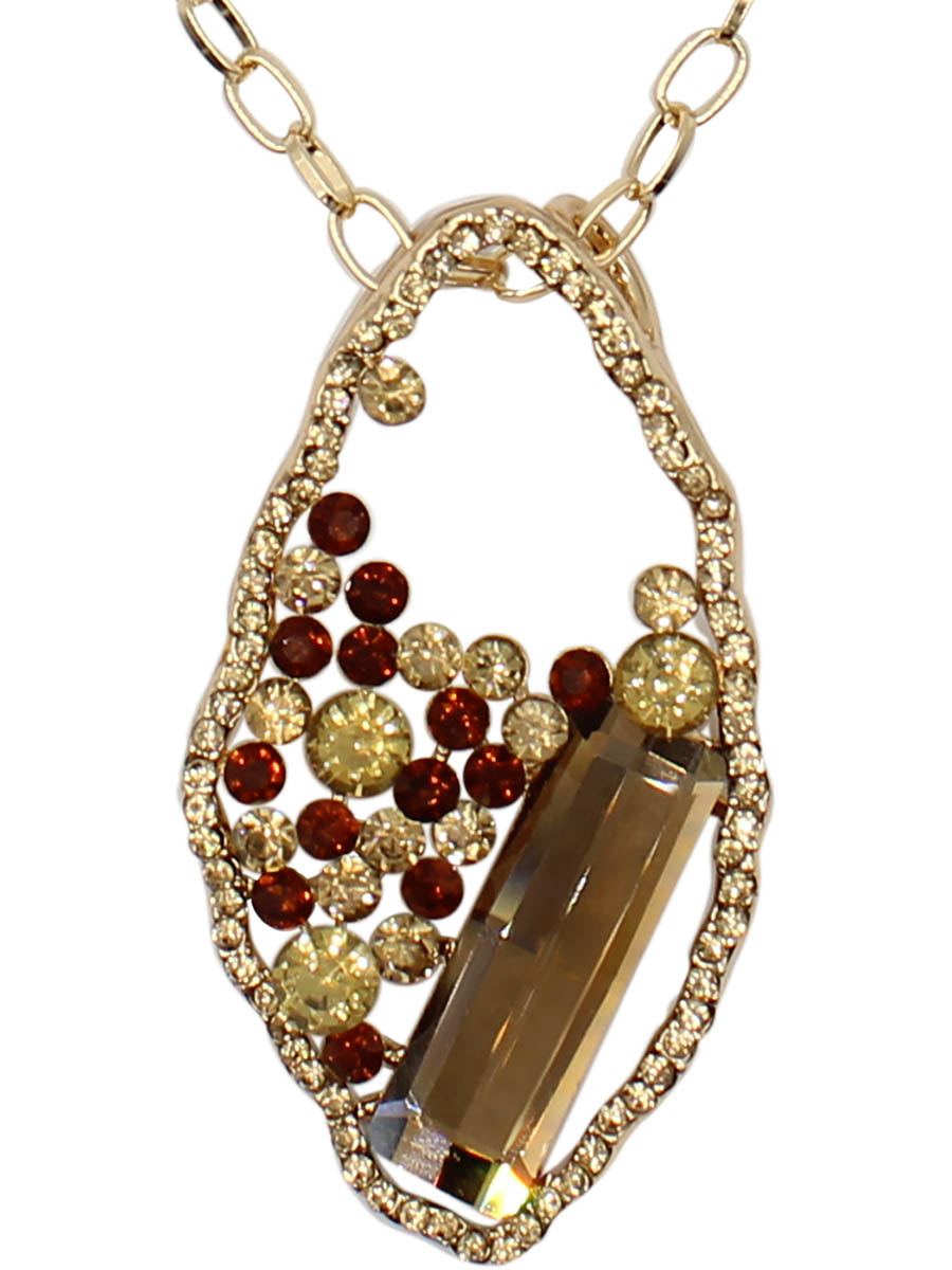 Колье Taya, цвет: золотистый. T-B-12508-NECK-GOLDКолье (короткие одноярусные бусы) Колье Taya, цвет: золотистый. T-B-12508-NECK-GOLDКолье (короткие одноярусные бусы)Подвеска выполнена на цепи классического плетения. Изготовлено колье из гипоаллергенного бижутерного сплава. Овальная форма и спокойные оттенки делают это изделие элегантным. Колье имеет надежную застежку-карабин с регулирующей длину цепочкой.