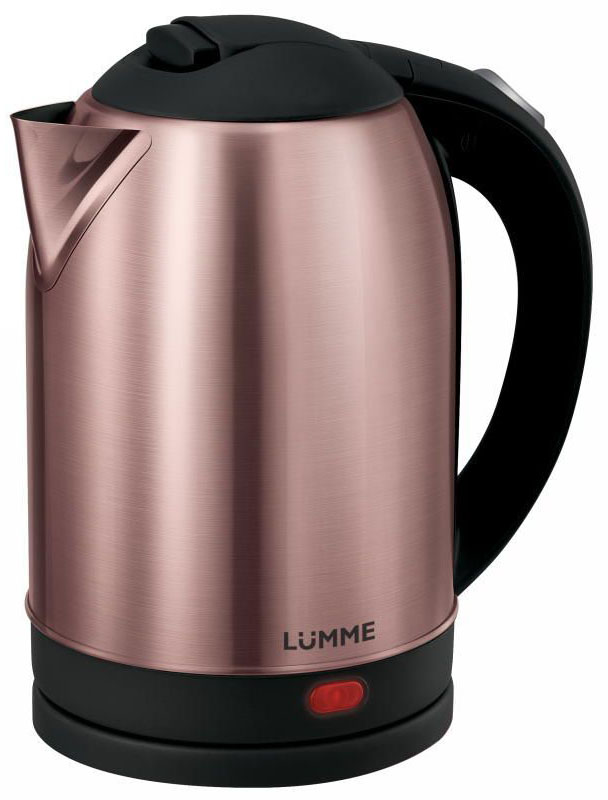 Lumme LU-218, Dark Zircon электрочайникLU-218 Lumme LU-218, Dark Zircon электрочайникLU-218Вместительный металлический чайник Lumme LU-218 объемом 2.0 литра из высококачественной нержавеющей стали.Пищевая нержавеющая сталь способствует сохранению природного вкуса и натуральных свойств воды. Для быстрого закипания чайник оснащен нагревательным элементом мощностью 1,7 кВатт, защищенного плоским стальным дном для равномерности нагрева, противостояния накипи, коррозии и для большего удобства в уходе.Система автоматического отключения при закипании или недостаточном количестве воды заметно продлит срок работы чайника. Чайник оснащен базой питания, позволяющей брать его с любой стороны или вращать на 360 градусов, что делает прибор совершенно безопасным, а его эксплуатацию комфортной.