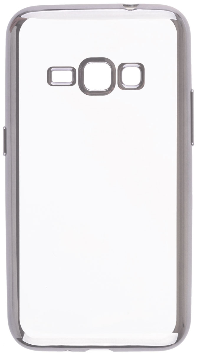 Skinbox 4People Silicone Chrome Border чехол-накладка для Samsung Galaxy J1 (2016), Silver2000000105406 Skinbox 4People Silicone Chrome Border чехол-накладка для Samsung Galaxy J1 (2016), Silver2000000105406Чехол Skinbox 4People Silicone Chrome Border надежно защищает ваш смартфон от внешних воздействий, грязи, пыли, брызг. Он также поможет при ударах и падениях, не позволив образоваться на корпусе царапинам и потертостям. Чехол обеспечивает свободный доступ ко всем функциональным кнопкам смартфона и камере.