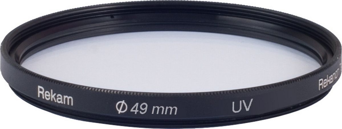 Rekam RF-UV49 ультрафиолетовый фильтр, 49 мм1601002111 Rekam RF-UV49 ультрафиолетовый фильтр, 49 мм1601002111Светофильтры Rekam - это надежный и удобный инструмент для работы профессиональных фотографов. С их помощью можно создавать фотоматериалы, которые невозможно получить обработкой на компьютере. Компания Rekam предлагает большой ассортимент светофильтров, актуальных для цифровой фото и видеосъемки.Ультрафиолетовый UV:Ультрафиолетовый фильтр с многослойным просветлением предназначен для защиты от ультрафиолетовых лучей. - Повышает контрастность снимков. - Защищает объектив от физических повреждений, пыли, капель и отпечатков пальцев.ОСОБЕННОСТИ ФИЛЬТРОВ UV СЕРИИ X PRO SLIM UV(многослойное просветление) для профессиональных фотографов:- Ультратонкий профиль.- Специальное антибликовое покрытие оправы фильтра.- Оптическое стекло фильтра покрыто специальным двухслойным составом, который снижает потери света при отражении от поверхности фильтра.- Водоотталкивающее покрытие.