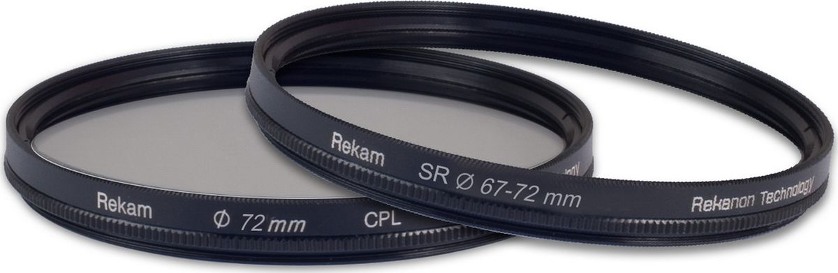 Rekam набор CPL-фильтр 72 мм + переходное кольцо 67-72 мм