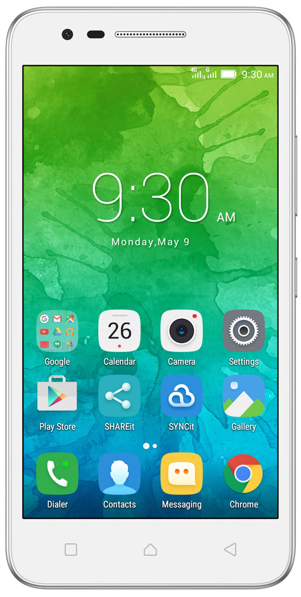 Lenovo Vibe C2 (K10A40), WhitePA450059RU Lenovo Vibe C2 (K10A40), WhitePA450059RUСтильный смартфон Lenovo Vibe C2 с 5-дюймовым экраном HD, мощным четырехъядерным процессором и двумя камерами высокого разрешения — и все это в стандартной комплектации. Помимо поддержки стандарта 4G, в этом смартфоне есть сменный аккумулятор, слот для карт памяти MicroSD и поддержка двух SIM-карт.Стильное матовое покрытие и 5-дюймовый дисплей с HD-разрешением: смартфон Lenovo Vibe C2 просто нельзя не заметить.Узнавай новости и получай необходимую информацию одним движением, не переключаясь между приложениями и не сворачивая экран. Благодаря технологии энергосбережения смартфон работает дольше. Используй приложения и переключайся между ними так, как тебе удобно. Все эти задачи и многие другие возможности доступны благодаря операционной системе Android 6.0 (Marshmallow).Lenovo Vibe C2 обеспечивает высочайший уровень производительности с первых минут использования. Благодаря четырехъядерному процессору 1,0 ГГц ты можешь легко выполнять несколько задач одновременно и использовать все возможности устройства в полную силу — от музыкальных приложений и видеоканалов в Интернете до социальных сетей.Lenovo Vibe C2 оснащен двумя камерами высокого разрешения и передовой технологией фотосъемки.В дополнение к интерфейсам Bluetooth, Wi-Fi и GPS, смартфон Lenovo Vibe C2 может подключаться к сетям LTE (4G) для передачи файлов с высокой скоростью. В нем также реализована поддержка двух SIM-карт, что позволяет использовать два разных телефонных номера в одном смартфоне.Любимый фильм или личный плей-лист — ты оценишь высочайшее качество звука благодаря встроенному усилителю и технологии Waves MaxxAudio в смартфоне Lenovo Vibe C2.В смартфоне Lenovo Vibe C2, разработанном с учетом активного образа жизни современного человека, очень легко заменить аккумулятор. Просто извлеки разряженный аккумулятор, вставь запасную батарею — и продолжай использовать устройство.Если встроенной памяти окажется недостаточно для твоей музыки и цифровых файлов, установи карту MicroSD и получи еще до 32 ГБ файлового пространства.Телефон сертифицирован EAC и имеет русифицированный интерфейс меню и Руководство пользователя.