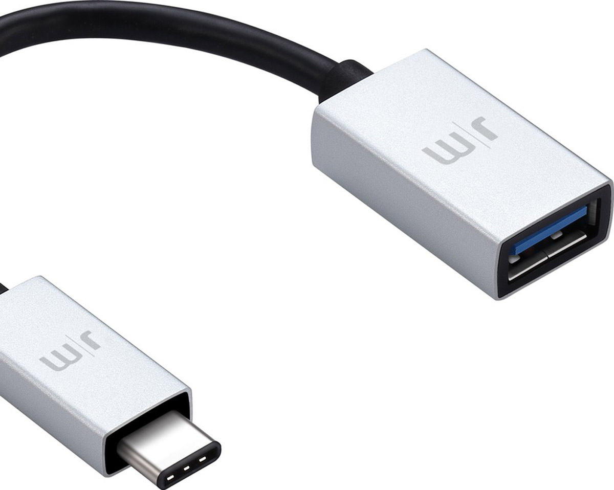 Just Mobile DC-358 AluCable USB-C 3.1 to USB адаптерDC-358 Just Mobile DC-358 AluCable USB-C 3.1 to USB адаптерDC-358Mobile AluCable - это адаптер USB высокого качества для подключенияустройств с разъемом USB-C таких, как новый Apple MacBook к периферийным устройствам с разъемом USB-A.Стандартный USB 3.1 - это пятнадцатисантиметровый адаптер, который может передавать данные со скоростью до 5 Гбит во время зарядки устройства с мощным током 3А. AluCable сделан в алюминиевом корпусе и является самым стильным устройством.