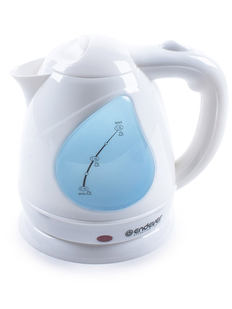 Endever KR-344 электрический чайникKR-344 Endever KR-344 электрический чайникKR-344Endever KR-344 - это мощная (2100 Вт) модель большого объема (1,5 л). С помощью этого чайника вы сможете приготовить чай на большую компанию за считанные минуты. Вращающийся корпус сделает использование чайника еще более удобным.
