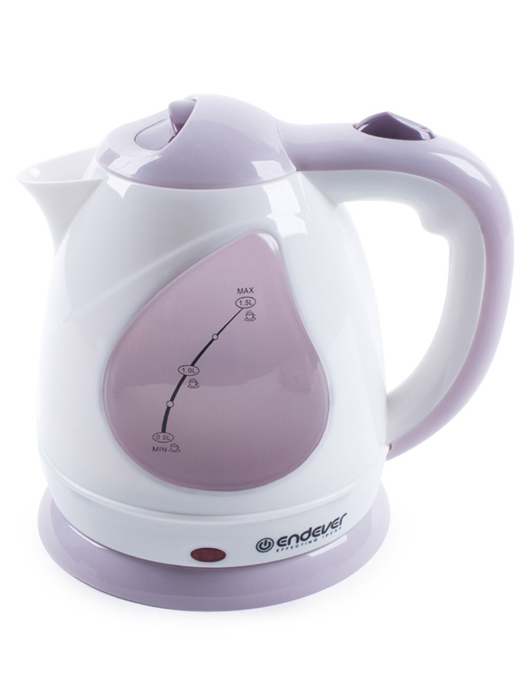 Endever KR-348 электрический чайникKR-348 Endever KR-348 электрический чайникKR-348Endever KR-348 - это мощная (2100 Вт) модель большого объема (1,5 л). С помощью этого чайника вы сможете приготовить чай на большую компанию за считанные минуты. Вращающийся корпус сделает использование чайника еще более удобным.