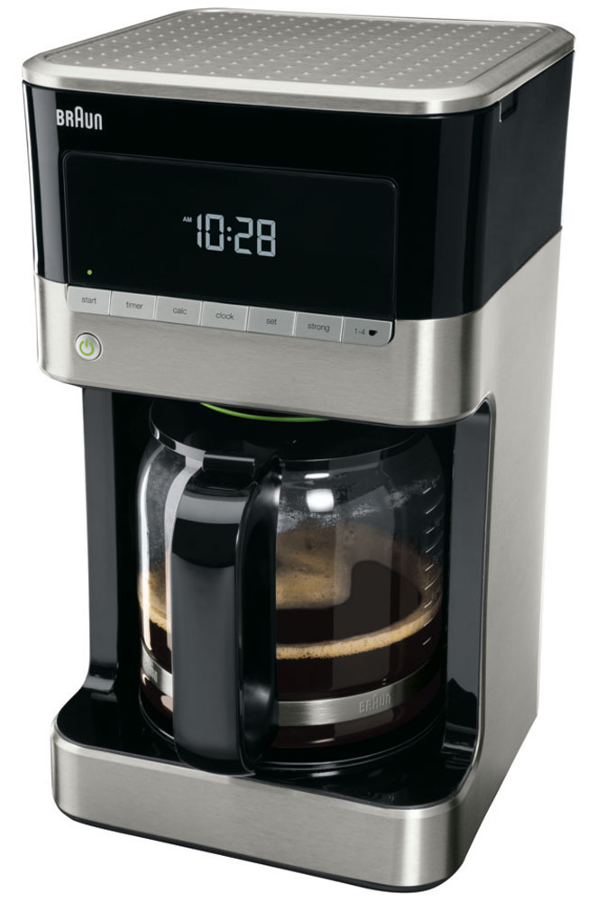 Braun KF 7120 капельная кофеваркаKF7120 Braun KF 7120 капельная кофеваркаKF7120Капельная кофеварка Braun KF 7120 имеет эксклюзивный дизайн и множество программируемых функций для максимально бодрого начала дня.Технология OptiBrewSystem позволяет оптимизировать температуру, время заваривания и экстракцию молотого кофе, что дает идеально сбалансированный вкус.Основные параметры можно выбрать одним касанием кнопки. Вся необходимая информация отображается на удобном LCD-дисплее.Наслаждайтесь кофе идеального вкуса независимо от того, сколько чашек вы готовите, без ущерба для аромата и вкуса.