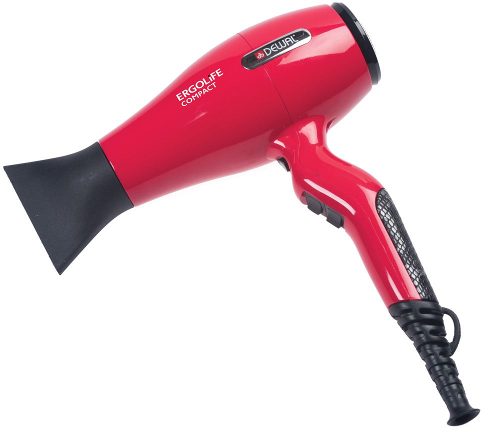 Dewal 03-002 ErgoLife Compact, Red фен03-002 Red Dewal 03-002 ErgoLife Compact, Red фен03-002 RedПрофессиональный фен Dewal 03-002Ergolife Compact создан специально для работы в салоне. Благодаря удобному компактному размеру и легкому весу нагрузка мастера в течение работы существенно снижена. Мощный мотор фена создает высокую скорость воздушного потока, волосы быстро становятся сухими. Основное преимущество фена Dewal Ergolife Compact - эргономичная изогнутая ручка, которая дает фену идеальную сбалансированность. У фена особый индивидуальный стиль - насыщенный коралловый цвет корпуса, принт змея на ручке и металлические вставки на корпусе. Фен Dewal 03-002 Ergolife Compact - совершенное воплощение стиля.Мощный мотор - до 8 часов непрерывной работыВысокая скорость воздушного потока. Корпус фена разработан с учетом оптимизации расхода воздухаЗащита от перегрева Stop-heat. Защитный механизм на нагревательном элементе фена охлаждает корпус , сохраняет мотор, защищая его от перегрева а также поддерживает оптимальную температуру для волос