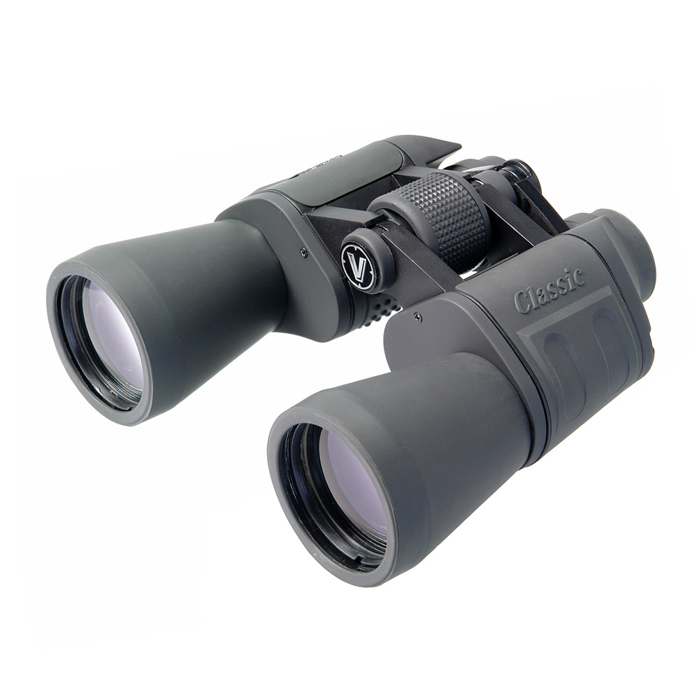 Бинокль Veber Classic, цвет: серый, БПЦ 20x50 VR23907 Бинокль Veber Classic, цвет: серый, БПЦ 20x50 VR23907Предназначен для рассматривания в деталях очень удаленных объектов. Вся эргономика подчинена удобству наблюдения с рук. Для длительных наблюдений рекомендуется использовать фотоштатив — компактный (для установки на полку, подоконник) или полноразмерный. Металлический корпус, многослойное трудноистираемое просветляющее покрытие оптики.ОПИСАНИЕ Предназначен, в первую очередь, для рассматривания в деталях очень удаленных объектов. Мягкие резиновые наглазники окуляров и эргономичный корпус, широкий барабанчик наводки на резкость позволяет максимально комфортно использовать этот крупный бинокль при наблюдении с рук. Для длительных наблюдений рекомендуется использовать фотоштатив (желательно с ручкой, чтобы сопровождать цель, не прикасаясь к прибору, бинокль крепится к быстросъемной площадке штатива через адаптер). инокль Veber Classic БПЦ 20x50 VR имеет металлический корпус и многослойное, трудностираемое просветляющее покрытие объективов и окуляров. Колесики фокусировки и диоптрийной коррекции вращаются плавно, с дозированным усилием. Перефокусировку на объекты легко и удобно производить даже в перчатках. ОсобенностиПризмы Porro Металлический корпусМногослойное, трудностираемое просветляющее покрытие объективов и окуляровЦентральная фокусировкаВозможность установки на штатив (через адаптер)Отделка корпуса резиной (VR)КомплектацияКейсЗащитные крышкиТкань для протирки оптикиШейный ременьРуководство по эксплуатацииХарактеристикиМинимальная дистанция фокусировки, м 9 Диаметр выходного зрачка, мм 2.5 Угловое поле зрения, град. 3.2 Увеличение, крат 20 Zoom нет Диаметр объектива, мм 50 Линейное поле зрения (на расстоянии 1000 м), м 56 Габаритные размеры, мм 170*65*185 Диапазон рабочих температур, C от -10 до +40 Вес, кг 0.815 Цвет черный Материал корпуса алюминиевый сплав Материал отделки корпуса резина Бинокль прошел индивидуальную настройку в сервисном центре компании, о чем свидетельствует наклейка с фамилией или номером мастера на корпусе прибора.
