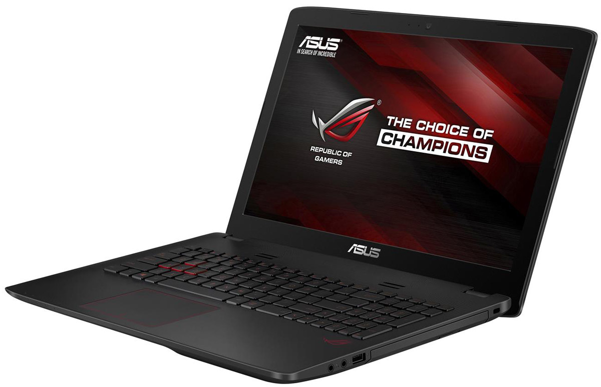 ASUS ROG GL552VW (GL552VW-CN867T)GL552VW-CN867T ASUS ROG GL552VW (GL552VW-CN867T)GL552VW-CN867TМаксимальная скорость, оригинальный дизайн, великолепное изображение и возможность апгрейда конфигурации - встречайте геймерский ноутбук Asus ROG GL552VW.В компактном корпусе скрывается мощная конфигурация, включающая операционную систему Windows 10, процессор Intel Core i7 шестого поколения и дискретную видеокарту NVIDIA GeForce GTX 960M. Ноутбук также оснащается интерфейсом USB 3.1 в виде удобного обратимого разъема Type-C.Клавиатура ноутбука GL552VW оптимизирована специально для геймеров, поэтому клавиши со стрелками расположены отдельно от остальных. Прочная и эргономичная, эта клавиатура оснащается подсветкой красного цвета, которая позволит с комфортом играть даже ночью.Для хранения файлов в ROG GL552VW имеется жесткий диск емкостью 1 ТБ. Кроме того, в эту модель может устанавливаться опциональный твердотельный накопитель с интерфейсом M.2.Функция GameFirst III позволяет установить приоритет использования интернет-канала для разных приложений. Получив максимальный приоритет, онлайн-игры будут работать максимально быстро, без раздражающих лагов, и другие онлайн-приложения, имеющие низкий приоритет, не будут им в этом мешать.Asus ROG GL552VW оснащается 15,6-дюймовым IPS-дисплеем формата Full-HD, чье матовое покрытие минимизирует раздражающие блики, а широкие углы обзора (178°) являются залогом точной цветопередачи.Реализованная в модели GL552VW аудиосистема с эксклюзивной технологией ASUS SonicMaster выдает великолепный звук, а программное обеспечение ROG AudioWizard позволяет быстро и легко подстраивать оттенки звучания под конкретную игру, активируя один из пяти предустановленных режимов.Точные характеристики зависят от модификации.Ноутбук сертифицирован EAC и имеет русифицированную клавиатуру и Руководство пользователя.