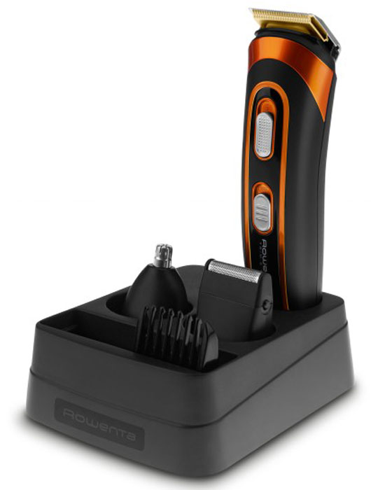 Rowenta TN9100F0 мультитриммерTN9100F0 Rowenta TN9100F0 мультитриммерTN9100F0Мультитриммер 5 в 1 Rowenta TN9100F0 - это универсальный набор для профессионального и детального ухода за волосами. Качественные лезвия, водонепроницаемый корпус и комплект насадок позволят поддерживать свой стиль, не выходя из дома.Титановое покрытие лезвий в 3 раза прочнее стали и увеличивает их срок службы и остроту, обеспечивая высочайшее качество стрижкиТехнология Wet&Dry обеспечивает непревзойденное удобство использования даже под душемМощный мотор обеспечивает быструю и качественную стрижку без лишних усилий и всего за несколько секундАксессуары, входящие в комплект, позволят поддерживать идеальную стрижку, где бы вы ни находилисьРегулируйте высоту насадки и получите результат, которого ждалиУдалите без труда нежелательные волосы в труднодоступных местахЕмкости батареи хватит на несколько полноценных стрижек без подзарядки