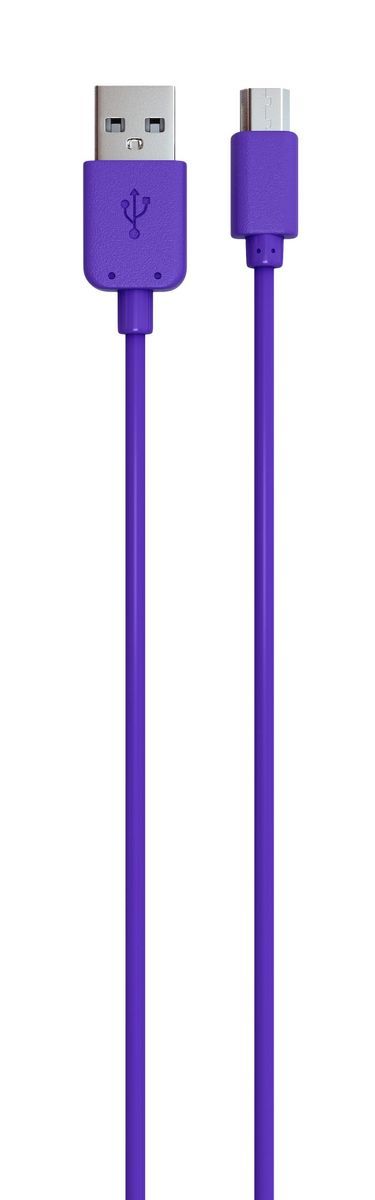 Red Line кабель USB-microUSB, Purple (1 м) аксессуар red line usb microusb 2m black