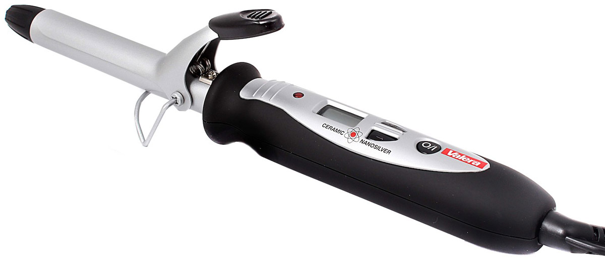 Valera 641.19 DigiCurl, Black щипцы для завивки волос641.19 Valera 641.19 DigiCurl, Black щипцы для завивки волос641.19Щипцы для завивки волос Valera 641.19 DigiCurl с керамическим покрытием и цифровым управлением. Технология NANO-SILVER позволяет использовать антибактериальные свойства серебра, благодаря очень маленьким частицам серебра, которые нанесены на поверхность пластин с применением нанотехнологий.