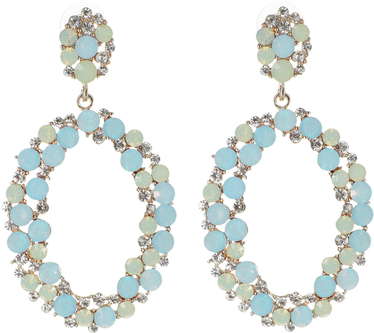 Серьги Selena Street Fashion, цвет: голубой, золотой. 20090250Серьги с подвесками Серьги Selena Street Fashion, цвет: голубой, золотой. 20090250Серьги с подвескамиСерьги Selena Street Fashion изготовлены из латуни с гальваническим покрытием золотом и украшены кристаллами Preciosa. Серьги подчеркнут вашу яркую индивидуальность и изысканный вкус. Изделие оснащено удобным замком-гвоздиком. Аксессуары SELENA дарят женщине ощущение уникальности и привлекательности, помогая ей создать завершенный и неповторимый образ для любого случая жизни, а бижутерия этой коллекции служит приятным дополнением к любому стилю одежды.