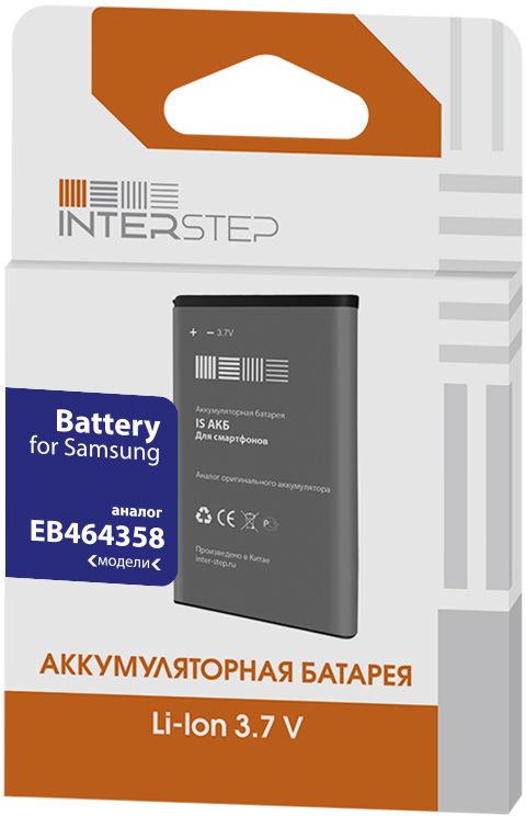 Interstep аккумулятор для Samsung Galaxy Y Duos S6102/Galaxy Mini 2 S6500 (1450 мАч)IS-AK-SAM6102BK-145B201 Interstep аккумулятор для Samsung Galaxy Y Duos S6102/Galaxy Mini 2 S6500 (1450 мАч)IS-AK-SAM6102BK-145B201Стандартный литий-ионный аккумулятор Interstep для Samsung Galaxy Y Duos S6102/Galaxy Mini 2 S6500 подарит множество часов телефонного общения. Благодаря компактности устройства всегда можно носить его с собой, чтобы заменять им севший аккумулятор вашего смартфона.