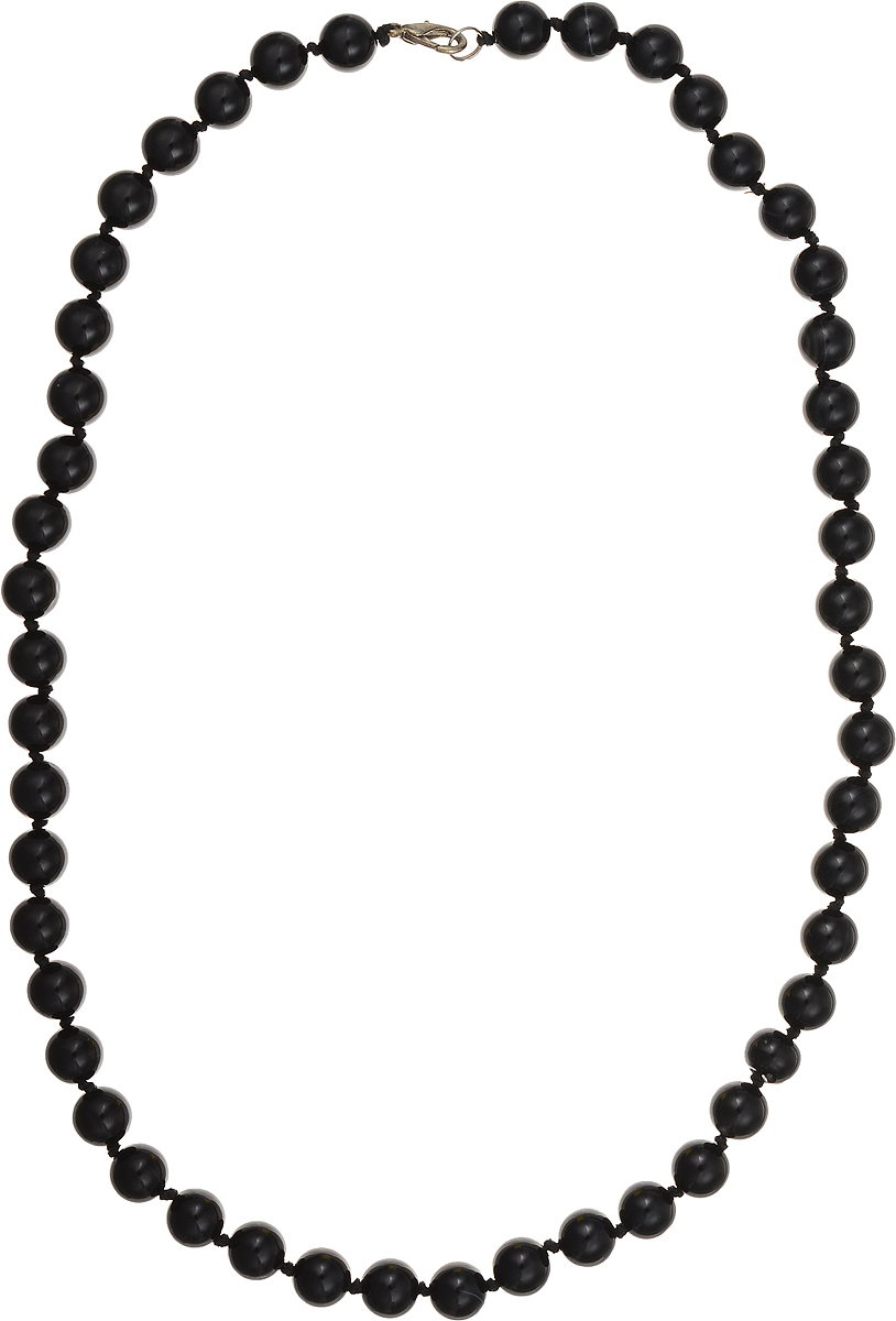 Бусы Art-Silver, цвет: черный, длина 60 см. ЧА10-60-423Колье (короткие одноярусные бусы) Бусы Art-Silver, цвет: черный, длина 60 см. ЧА10-60-423Колье (короткие одноярусные бусы)Бусы Art-Silver подчеркнут изящество и непревзойденный вкус своей обладательницы. Они выполнены из бижутерного сплава и бусин из агата диаметром 10 мм.Изделие оснащено удобным замком-карабином.Агаты отличаются необыкновенным разнообразием окрасок и рисунков, но все они приносятвладельцу чувства уверенности, спокойствия, равновесия. Украшения из агата защитят вас от энергетических вампиров и принесут счастье. Бусы из этого благородного камня выглядят как произведение искусства. Такое украшение станет изюминкой вашего образа и добавит лоск и элегантность.