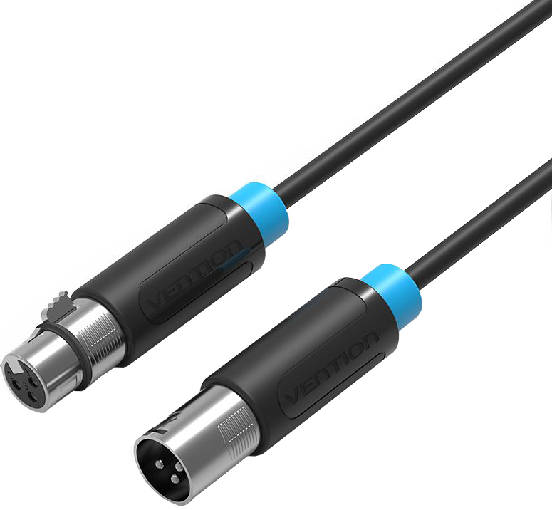 Vention XLR аудиокабель (1,5 м)BBFBG Vention XLR аудиокабель (1,5 м)BBFBGКабель Vention XLR предназначен для передачи аналоговых моно звуковых сигналов между аудио, аудио-видео и (или) компьютерными устройствами или их компонентами. С помощью данного кабеля вы можете коммутировать профессиональное Hi-Fi и High-End оборудование. Продукция Vention соответствует следующим сертификатам: RoHS, CE, FCC, TIA, ISO.Тип оболочки: ПВХКонтакты: никелированные, коррозийно-стойкие