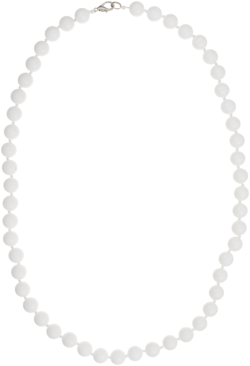 Бусы Art-Silver, цвет: белый, длина 60 см. КХ10-60-311Бусы-нитка Бусы Art-Silver, цвет: белый, длина 60 см. КХ10-60-311Бусы-ниткаБусы Art-Silver выполнены из белоснежного кахолонга, нанизанного на текстильную нить. Украшение имеет удобный замок-карабин из бижутерного сплава.Бусины диаметром 10 мм из натурального кахолонга, который также называют калмыцким агатом, имеют благородный белый цвет, который превосходно подойдет как к вечерним, так и к повседневным нарядам.