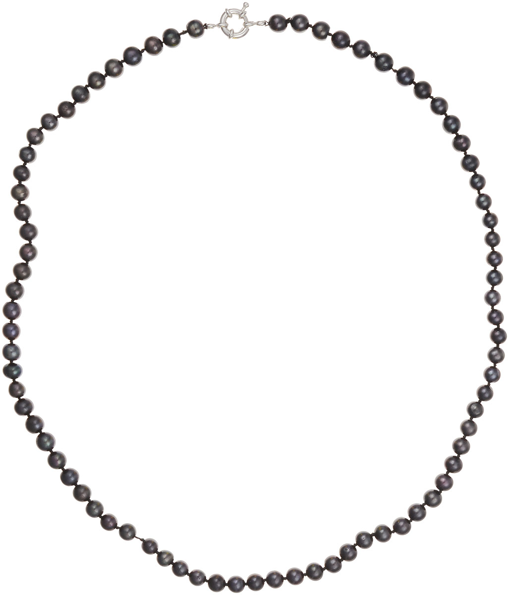 Бусы Art-Silver, цвет: темно-коричневый, фиолетово-зеленый, длина 60 см. КЖ7-8АА+60-1868Бусы-нитка Бусы Art-Silver, цвет: темно-коричневый, фиолетово-зеленый, длина 60 см. КЖ7-8АА+60-1868Бусы-ниткаБусы Art-Silver изготовлены из культивированного жемчуга. Изделие оформлено круглыми бусинами и застегивается на шпренгельный замок из бижутерного сплава.