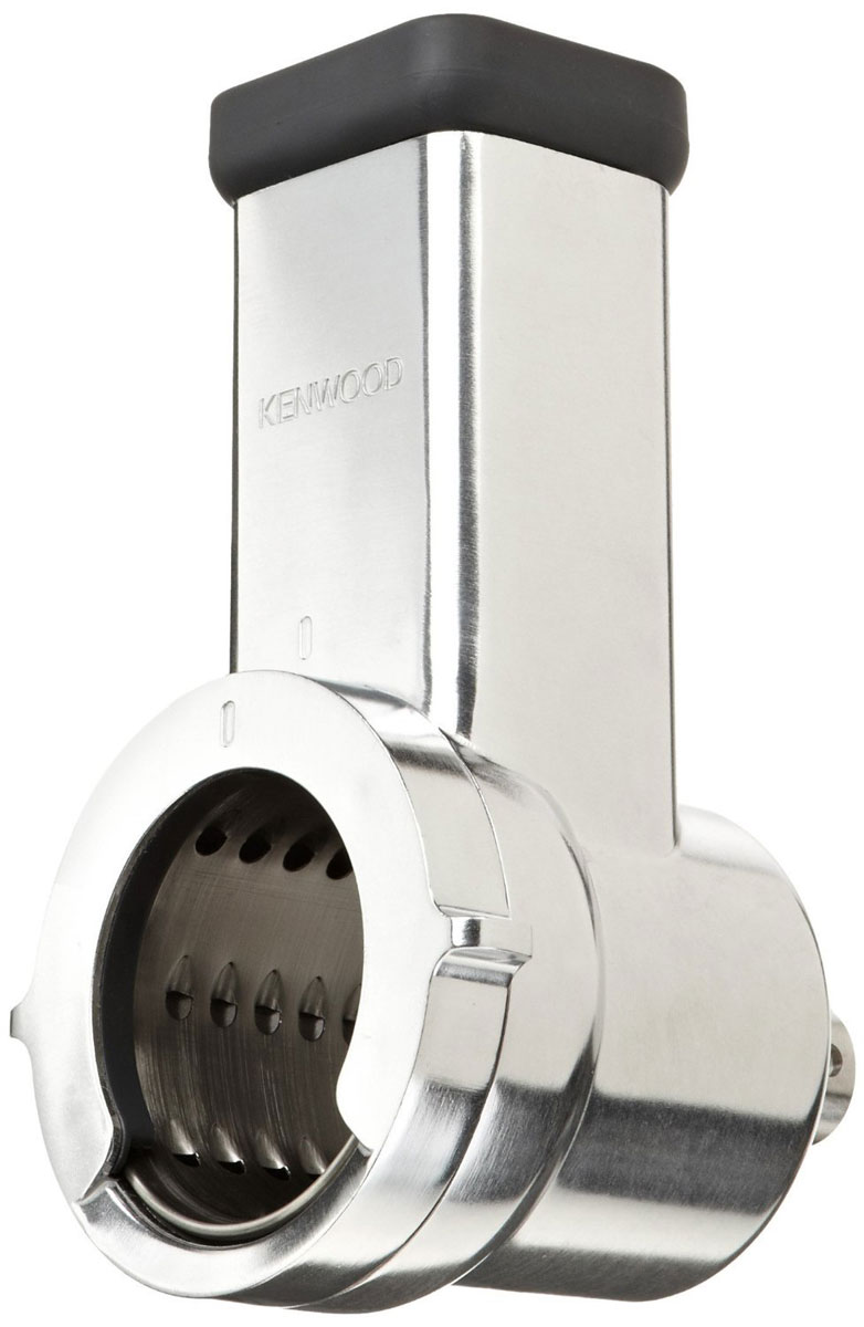 Kenwood AWAT643B01 насадка-теркаAWAT643B01 Kenwood AWAT643B01 насадка-теркаAWAT643B01Насадка Kenwood AWAT643B01 позволяет быстро нарезать и натереть овощи, сыры, орехи, шоколад и другие продукты. Насадка низкоскоростная представляет собой корпус из высокопрочного металла и комплект из 5 барабанов. Каждый барабан выполняет строго обозначенную операцию: для тонкого натирания, грубого натирания, тонкой шинковки, грубой шинковки, натирания крошками.