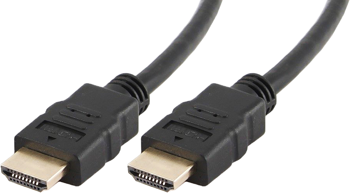 Cablexpert CC-HDMI4-6, Black HDMI-кабель (1,8 м)CC-HDMI4-6 Cablexpert CC-HDMI4-6, Black HDMI-кабель (1,8 м)CC-HDMI4-6Кабель Cablexpert CC-HDMI4 - отличное решение для подключения компьютера, игровых консолей, DVD и Blu-ray плееров, аудио-ресиверов к телевизору или дополнительному монитору. Кабель HDMI поддерживает как стандартные, так и высокие разрешения самых современных моделей телевизоров.Cablexpert CC-HDMI4 поддерживает 4K, Full HD и HD разрешения. Это даёт возможность наслаждаться более точной и естественной картинкой с высочайшим уровнем детализации и диапазоном цветов. Использование кабеля позволяет передавать изображение в формате 3D, усиливая элемент присутствия и позволяя получать удовольствие от качественного объёмного изображения.Кабель оснащен двунаправленным каналом для передачи сетевых данных, который подходит для использования IP-приложениями. Канал Ethernet позволяет нескольким устройствам работать в сети Ethernet без необходимости подключения дополнительных проводов, а также напрямую обмениваться контентом. Наличие обратного канала аудио устраняет необходимость в отдельном проводе для передачи звука в ресивер с телевизора или другого устройства, которое является одновременно источником аудио и видео.Максимальная скорость передачи данных по HDMI кабелю Cablexpert CC-HDMI4 до 18 Гбит/с. Высокая скорость обеспечивает передачу больших объёмов данных за кратчайшее время. Позволяет передавать данные в онлайн режиме без потери качества. Тройное экранирование кабеля защищает сигнал при передаче от влияния внешних полей, способных создать помехи.
