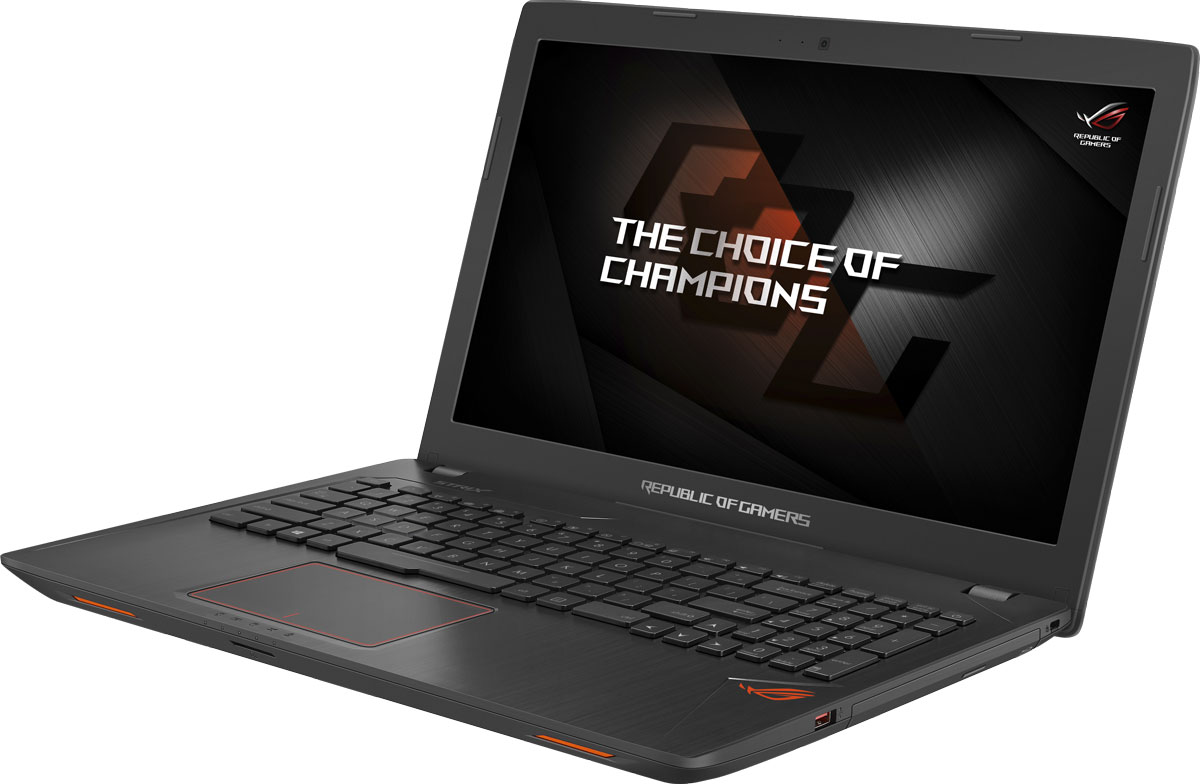 ASUS ROG GL553VD (GL553VD-FY073T)GL553VD-FY073T ASUS ROG GL553VD (GL553VD-FY073T)GL553VD-FY073TНоутбук Asus ROG GL553VD - это новейший процессор Intel и геймерская видеокарта NVIDIA GeForce GTX в компактном и легком корпусе. С этим мобильным компьютером вы сможете играть в любимые игры где угодно.В аппаратную конфигурацию ноутбука входит процессор Intel Core i5 седьмого поколения и дискретная видеокарта NVIDIA GeForce GTX 1050 с поддержкой Microsoft DirectX 12. Мощные компоненты обеспечивают высокую скорость в современных играх и тяжелых приложениях, например при редактировании видео.Данная модель оснащается 15,6-дюймовым IPS-дисплеем с широкими углами обзора (178°), разрешение которого составляет 1920x1080 пикселей (Full HD).В ноутбуке реализована высокоэффективная система охлаждения центрального и графического процессоров. Продуманное охлаждение - залог стабильной работы мобильного компьютера даже во время самых жарких виртуальных сражений.Интерфейс USB 3.1, реализованный в данном ноутбуке в виде обратимого разъема Type-C, обеспечивает пропускную способность на уровне 10 Гбит/с: передача 2-гигабайтного видеофайла займет лишь пару секунд!Asus ROG GL553VD оснащается оперативной памятью новейшего стандарта DDR4, которая обеспечивает повышенную скорость передачи данных и уменьшенное энергопотребление по сравнению с предыдущими стандартами.Ноутбук оснащается твердотельным накопителем, чья высокая скорость передачи данных позволит операционной системе, приложениям и игровым данным загружаться быстрее, а для хранения больших объемов можно воспользоваться традиционным жестким диском емкостью 1 ТБ.Клавиатура ноутбука оптимизирована специально для геймеров: ее клавиши сделаны на основе ножничного механизма, а знаменитая комбинация WASD выделена среди остальных.Микрофонный массив, реализованный в данном ноутбуке, обеспечит великолепное качество звука при голосовом общении с партнерами по онлайн-игре, а функция фильтрации шумов будет полезной на громкой LAN-вечеринке.Динамики встроенной аудиосистемы размещены таким образом, чтобы обеспечить максимальное качество звука, возможное в столь компактном корпусе.Точные характеристики зависят от модификации.Ноутбук сертифицирован EAC и имеет русифицированную клавиатуру и Руководство пользователя.