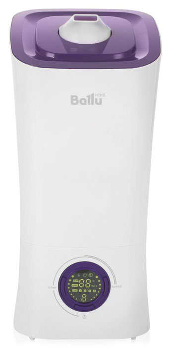 Ballu UHB-205, White Purple ультразвуковой увлажнитель воздухаНС-1070071 Ballu UHB-205, White Purple ультразвуковой увлажнитель воздухаНС-1070071Каждый увлажнитель воздуха Ballu - это стильный прибор с большим количеством функций и возможностей. В увлажнителе UHB-205 инженеры Ballu объединили все самые востребованные функции, которые интересны и важны потребителю. 3 цветовых решения позволяют подобрать увлажнитель под интерьер. Индикаторы влажности и температуры на LCD-дисплее позволяют установить в комнате правильный климат. Для очистки воды от излишков солей в комплекте идет фильтр-картридж. Индикация дисплея может отключаться, чтобы ничто не мешало спокойному сну. Увлажнитель UHB-205 возьмет на себя все заботы по созданию в доме комфортных условий для жизни.
