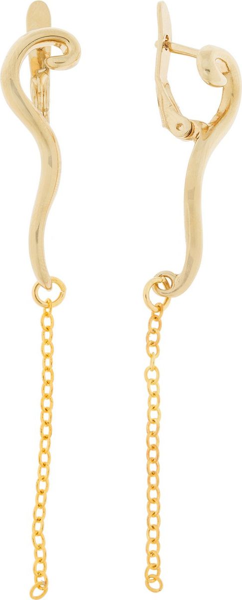 Серьги Jenavi Этюд. Оцелул, цвет: золотой. f734p190Серьги с подвесками Серьги Jenavi Этюд. Оцелул, цвет: золотой. f734p190Серьги с подвескамиОригинальные серьги Jenavi из коллекции Этюд. Оцелул изготовлены из гипоаллергенного ювелирного сплава, покрыты позолотой.Изделие застегивается на английский замок, который надежно зафиксирует серьги.